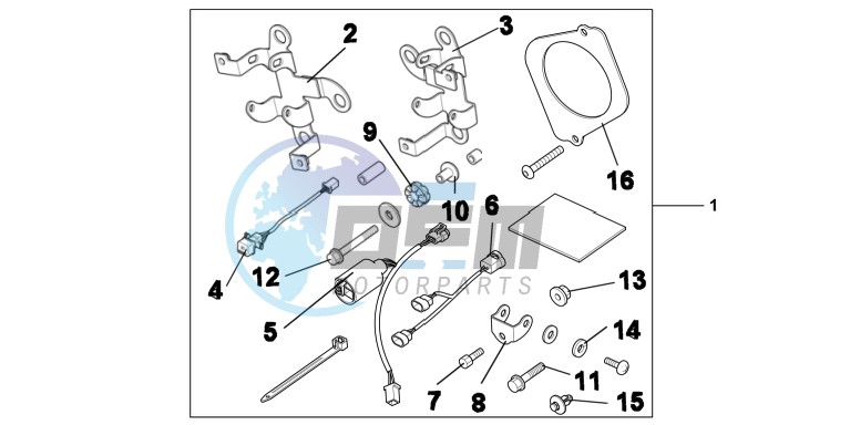 KIT FOG LAMP ATT.