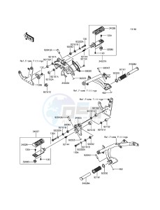 VULCAN_S_ABS EN650BFF XX (EU ME A(FRICA) drawing Footrests