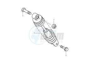 BW'S NAKED 50 drawing REAR SHOCK ABSORBER