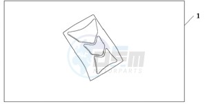 CBR1000RA9 Korea - (KO / ABS MME) drawing TANK PAD HONDA WING LOGO