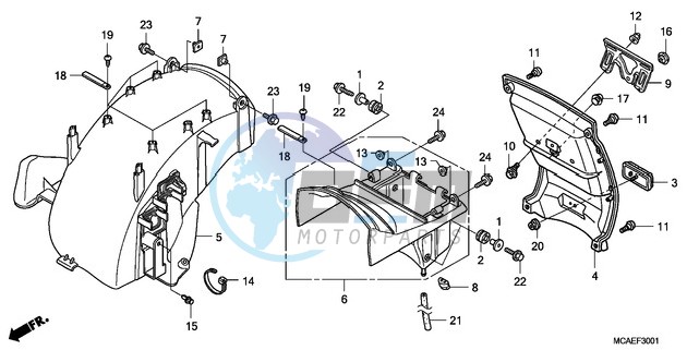 REAR FENDER (PREMIUM AUDI O)