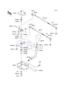 KVF 400 A [PRAIRIE 400 4X4] (A2) [PRAIRIE 400 4X4] drawing CONTROL