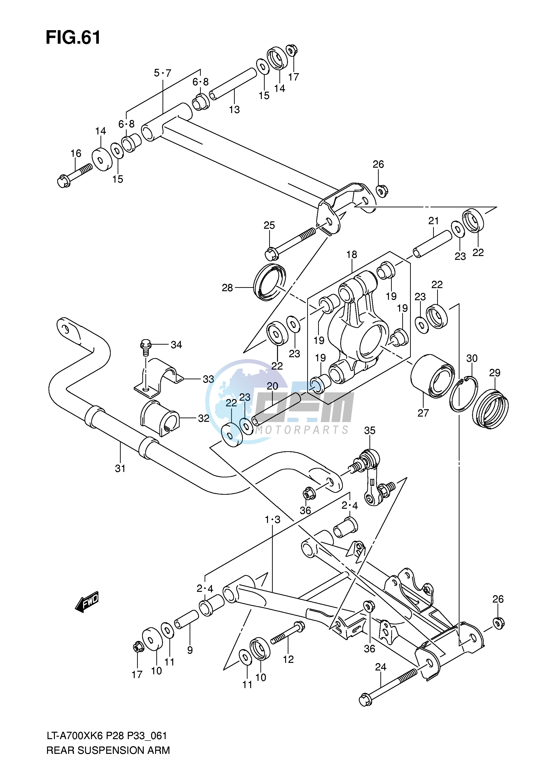 REAR SUSPENSION ARM