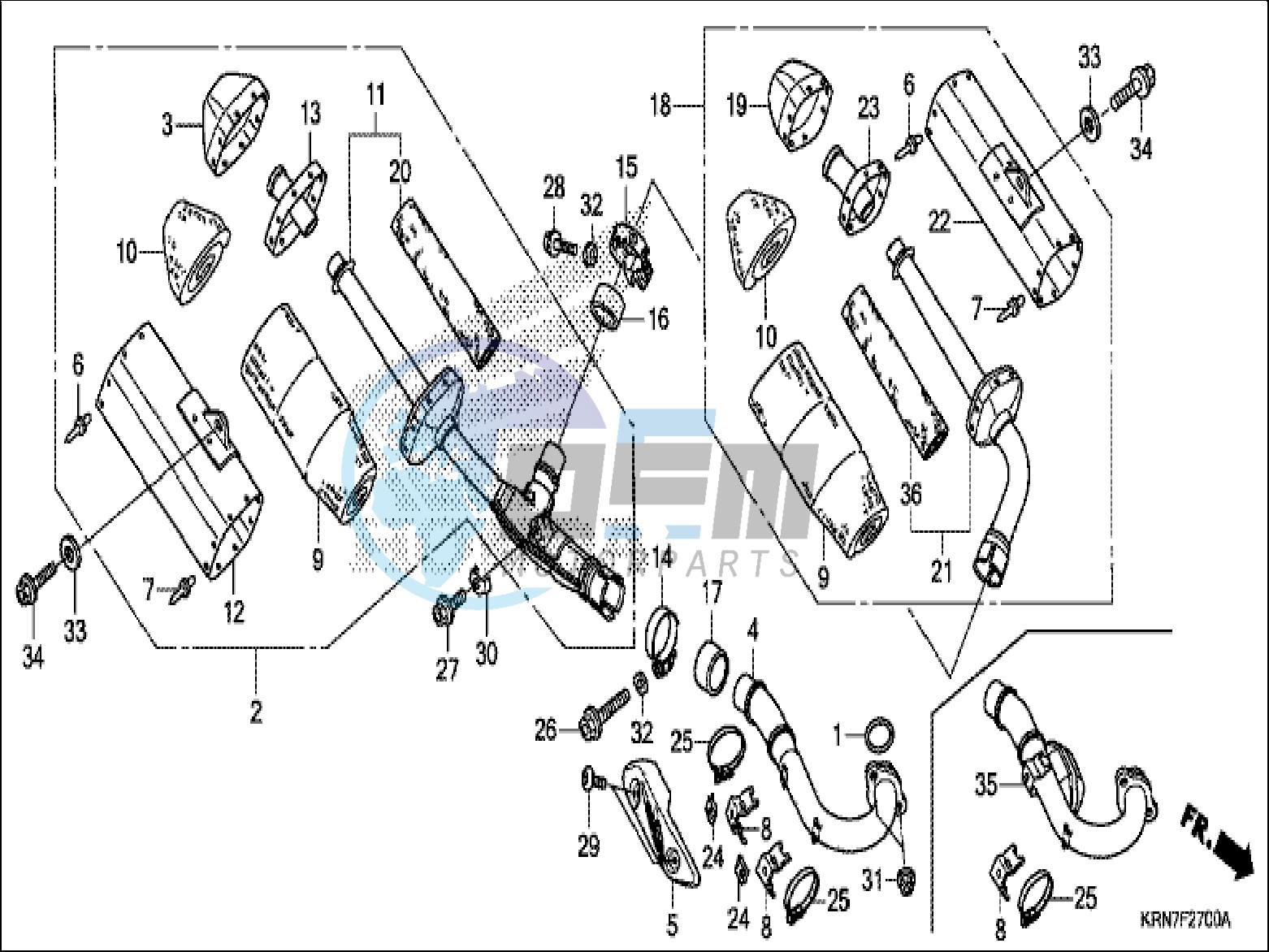 EXHAUST MUFFLER