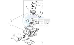 RS 125 4T E4 ABS EMEA EU drawing Cylinder - Piston