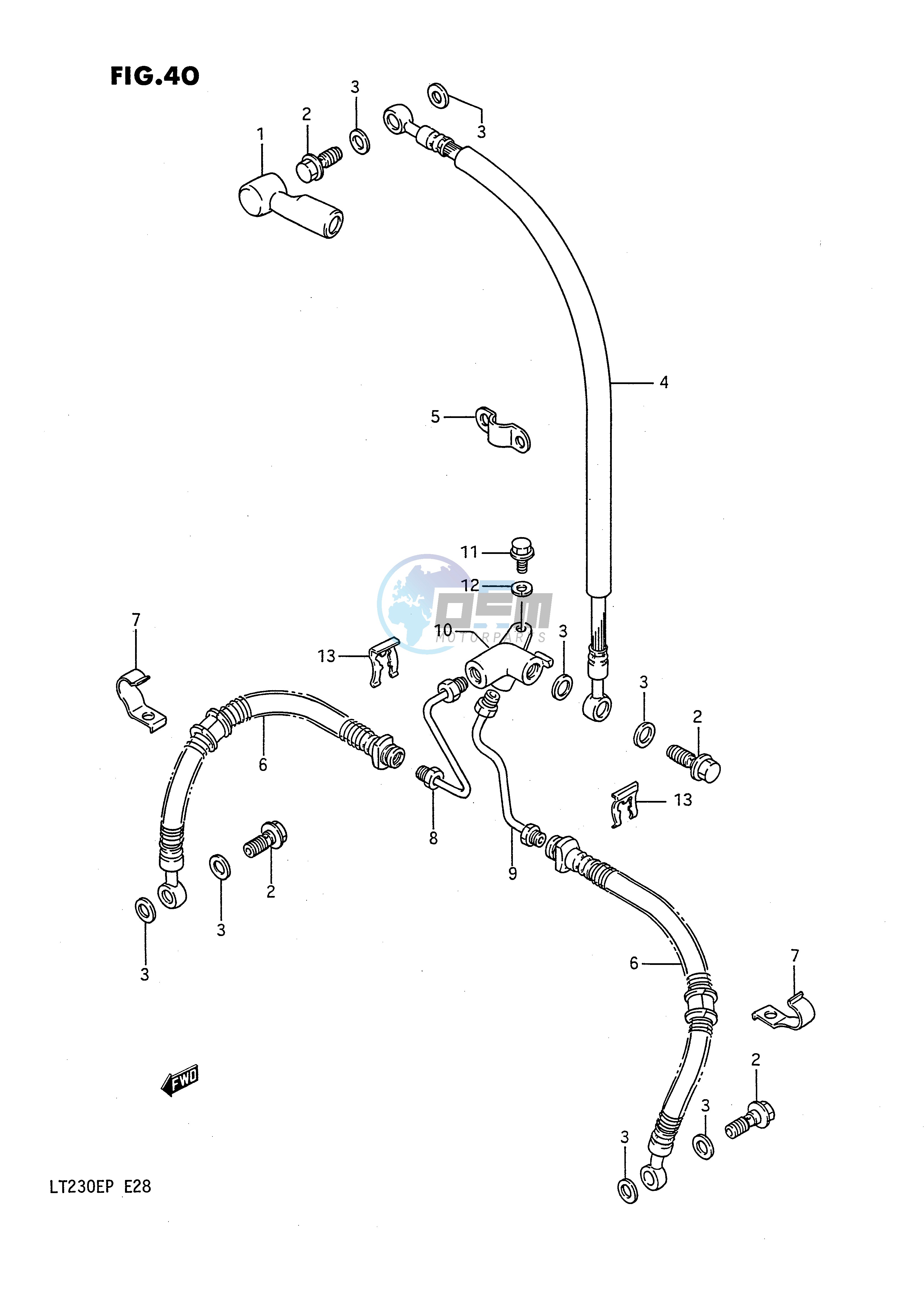 FRONT BRAKE HOSE