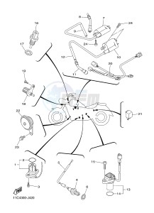 XVS1300A MIDNIGHT STAR (1CS5) drawing ELECTRICAL 1