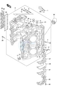 DF 250 drawing Cylinder Block SS Model