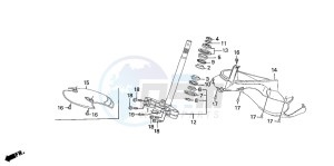 SZX50X X8R-X drawing STEERING STEM