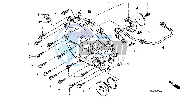 RIGHT CRANKCASE COVER