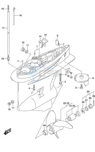 DF 175 drawing Gear Case