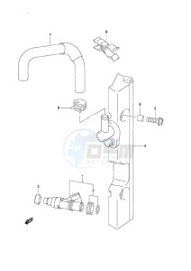 DF 50A drawing Fuel Injector