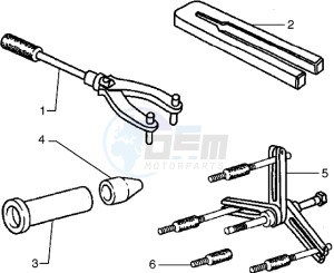 Diesis 100 drawing Special tools