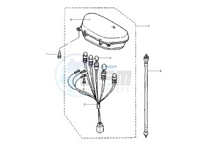 XC CYGNUS R 125 drawing METER