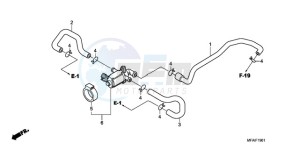 CBF10009 Europe Direct - (ED) drawing AIR INJECTION CONTROL VALVE