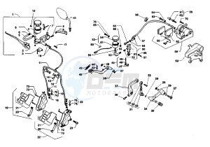 V RAPTOR 650 drawing BRAKE SYSTEM