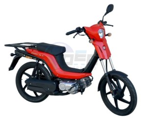 BYE-BIKE-EURO4-RED 50 drawing .MODEL COLOR