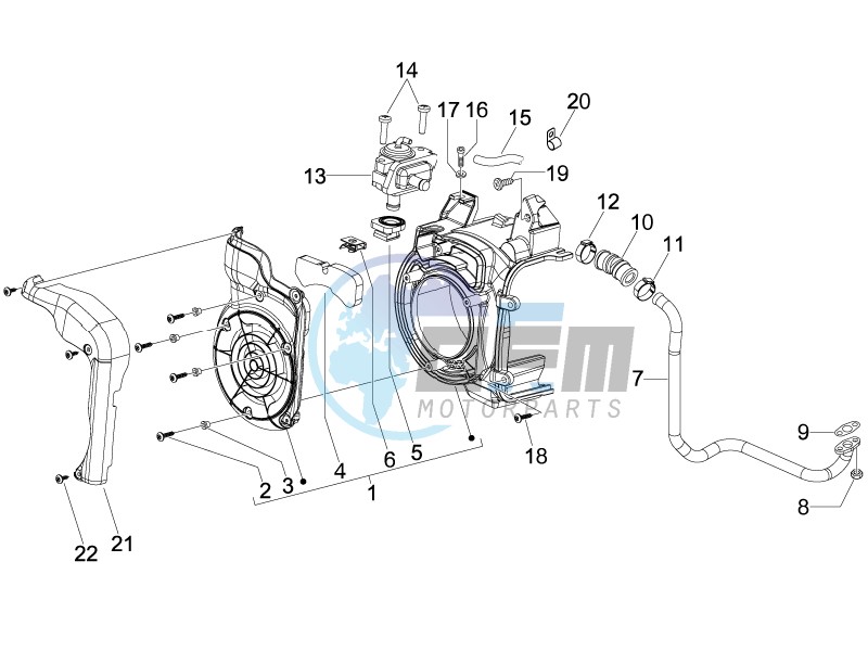 Secondary air box