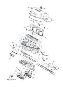 MTN1000 MT-10 MT-10 (B677) drawing INTAKE