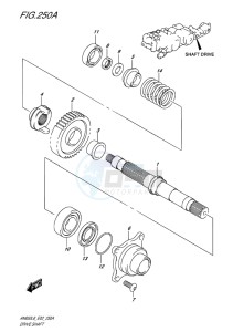 AN650Z ABS BURGMAN EXECUTIVE EU-UK drawing DRIVE SHAFT