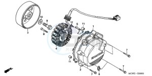 VFR800A9 ED / ABS MME TWO drawing GENERATOR