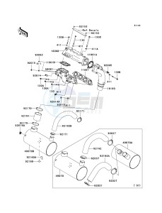 JT 1500 B [ULTRA 250X] (B7F-B8F) B8F drawing MUFFLER-- S- -