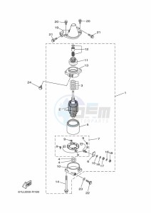 E115AETL drawing STARTER-MOTOR