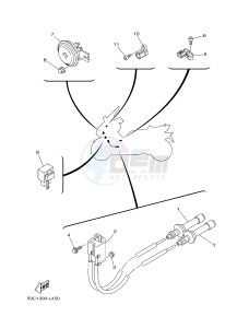 XP500 T-MAX 530 (59CF) drawing ELECTRICAL 2