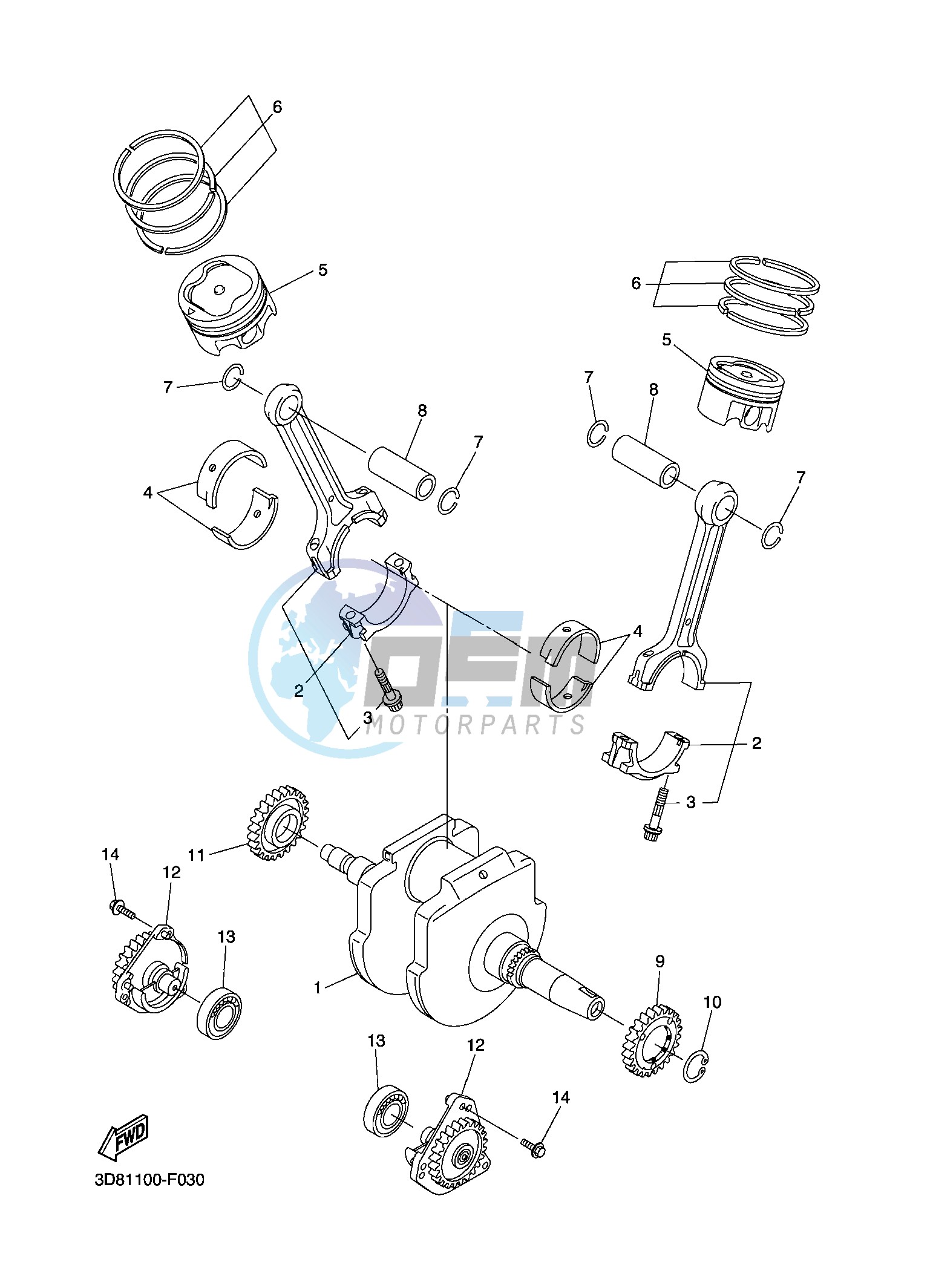 CRANKSHAFT & PISTON