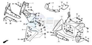 ANF125 drawing MAIN PIPE COVER/ LEG SHIELD (1)