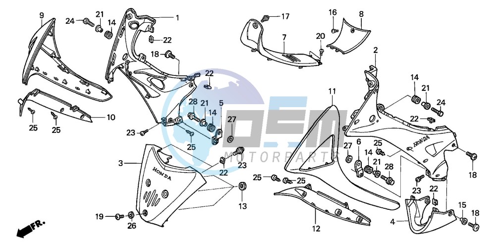 MAIN PIPE COVER/ LEG SHIELD (1)