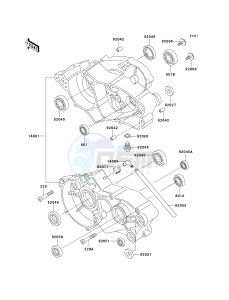 KX 60 [KX60] (B15-B19) [KX60] drawing CRANKCASE