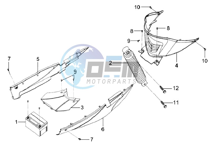 REAR SUSPENSION - COWLING