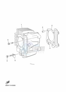 YFZ50 (BW4A) drawing CYLINDER