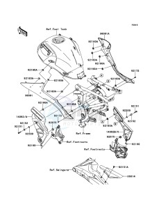 VERSYS_ABS KLE650DDF XX (EU ME A(FRICA) drawing Side Covers/Chain Cover