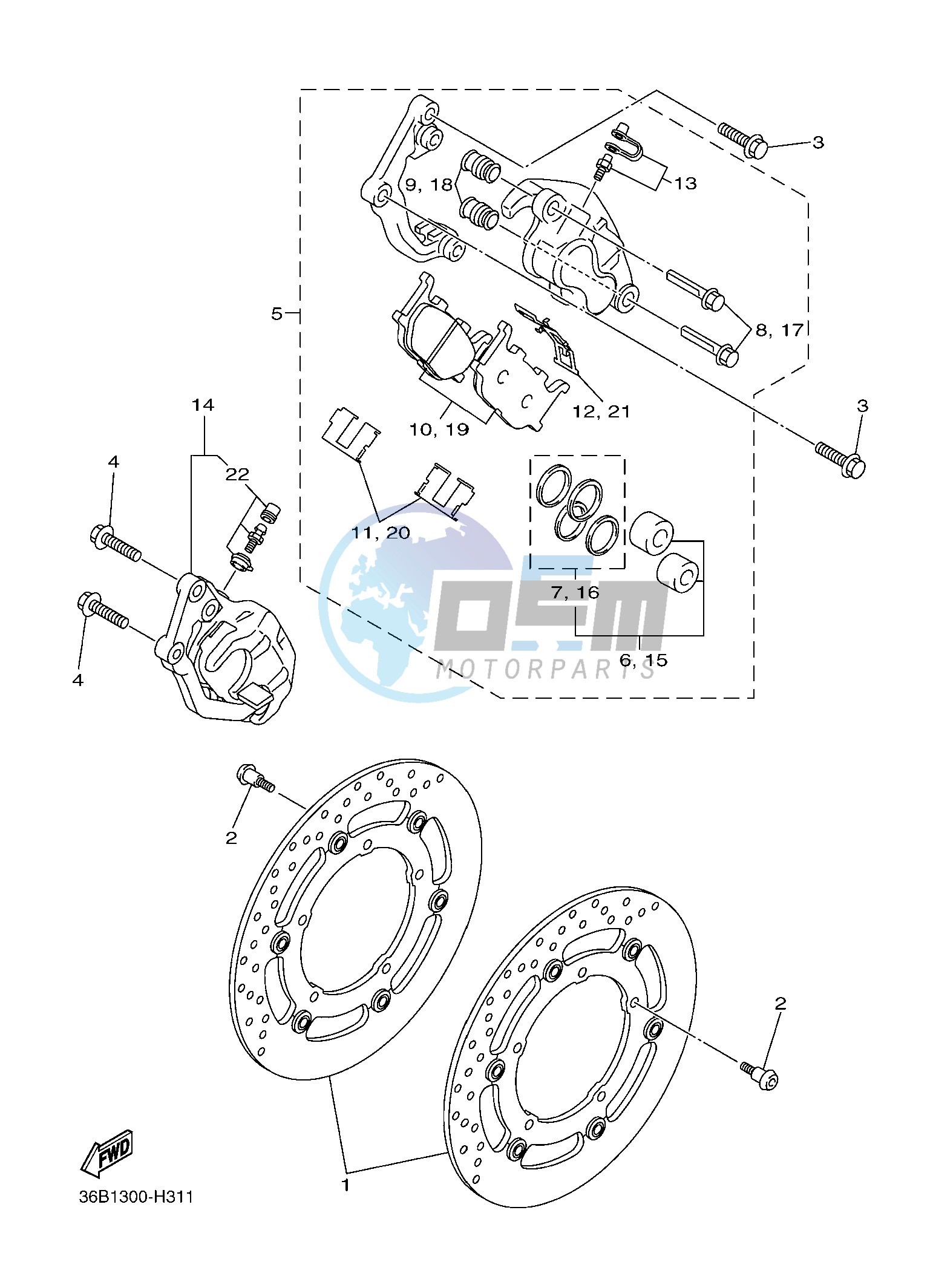 FRONT BRAKE CALIPER