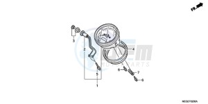 VT750C9 Ireland - (EK / MME) drawing METER