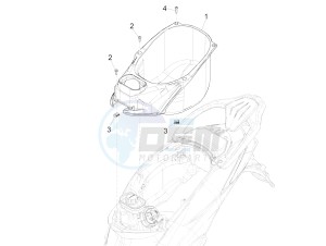 Liberty 150 iGet 4T 3V ie ABS (EMEA) drawing Helmet housing - Undersaddle