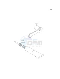 KX 100 A [KX100 MONSTER ENERGY] (A6F - A9FA) D9F drawing OWNERS TOOLS