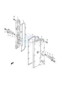 DF 225 drawing Exhaust Cover