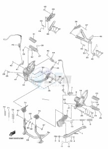 NIKEN GT MXT850D (B5B1) drawing STAND & FOOTREST