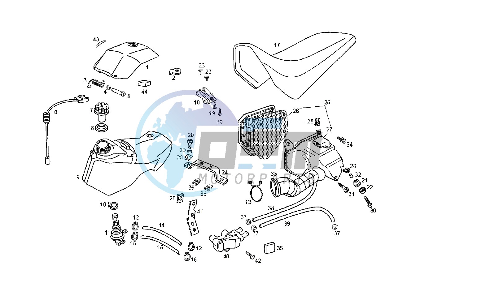 FUEL TANK - SEAT