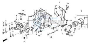 NES125 drawing CYLINDER HEAD