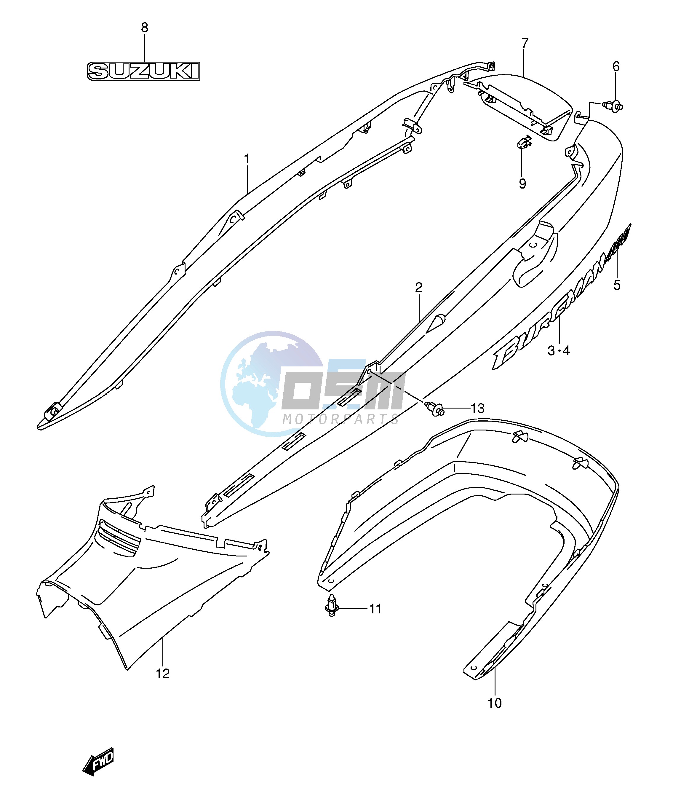 FRAME COVER (MODEL K3)