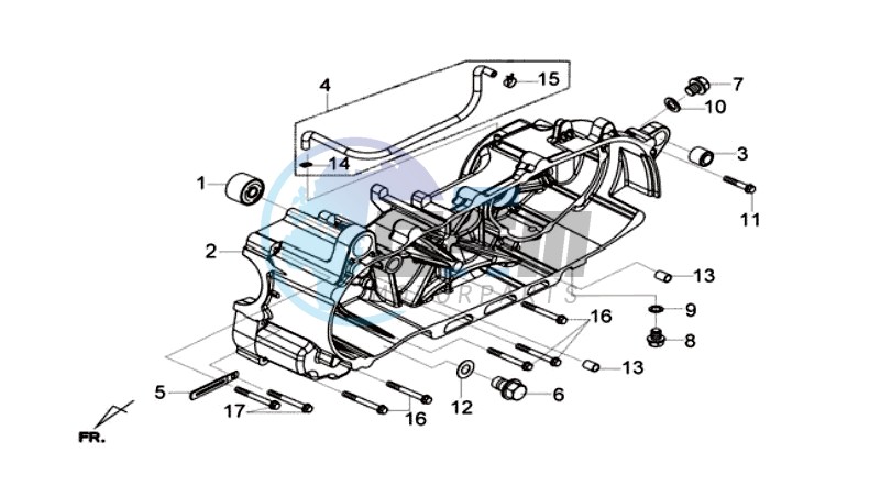 CRANKCASE LEFT