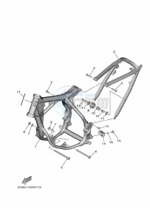 YZ65 (BR8M) drawing FRAME