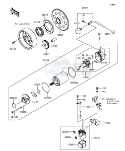 Z1000 ZR1000FEF FR GB XX (EU ME A(FRICA) drawing Starter Motor