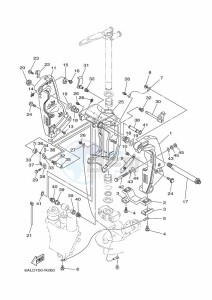 FL200BETX drawing FRONT-FAIRING-BRACKET