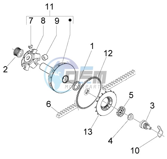 Driving pulley