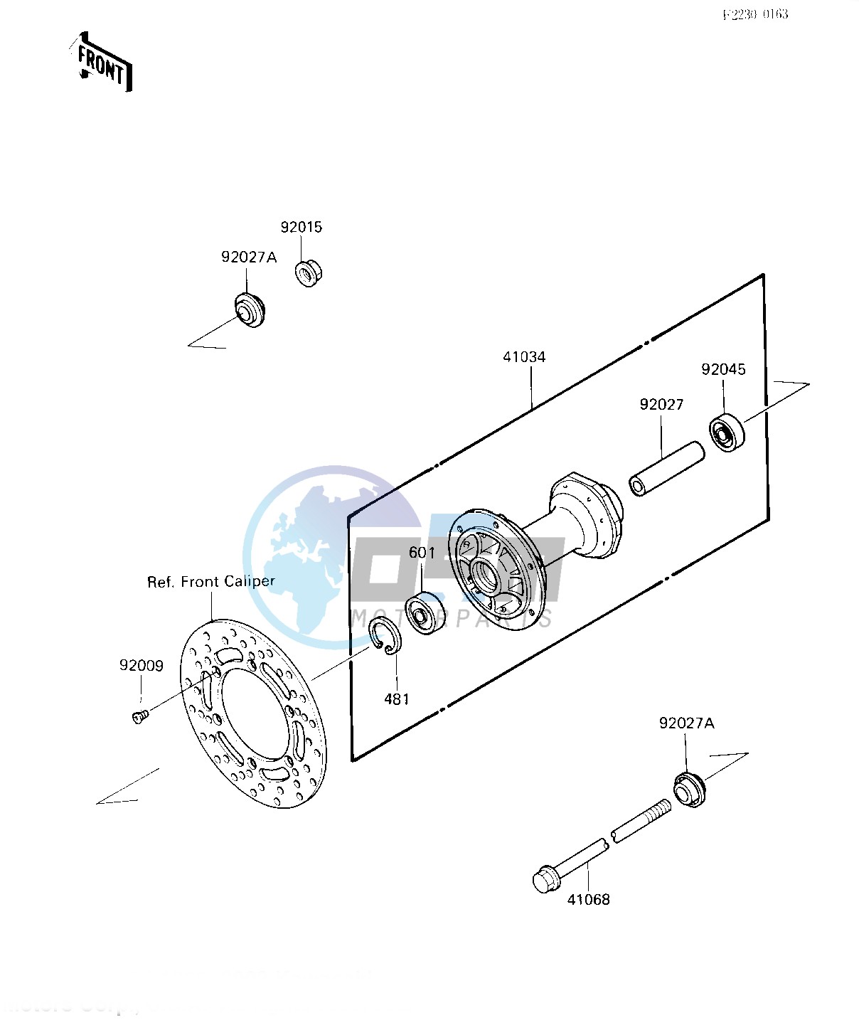 FRONT HUB